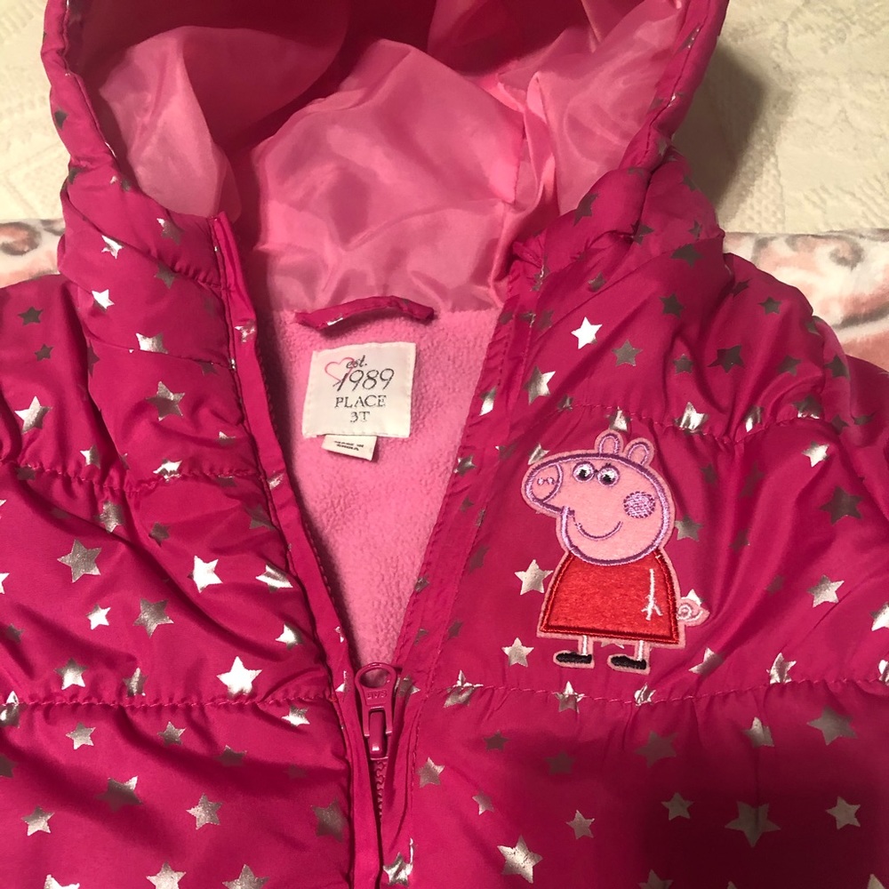 Peppa Pig puff coat 3T